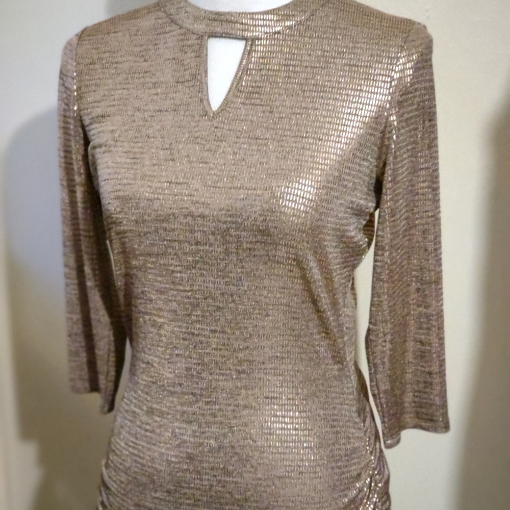 Shiny Copper Blouse